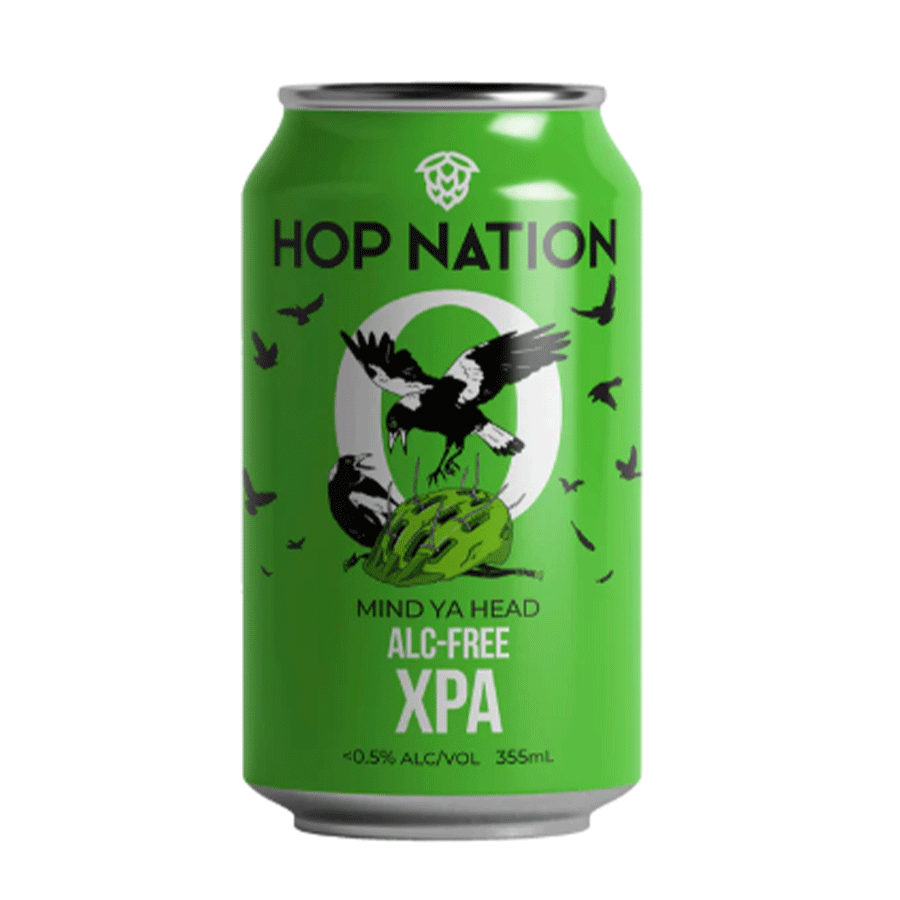Hop Nation Brewing Co Non-Alcoholic 'Mind Ya Head' XPA - 4 Pack