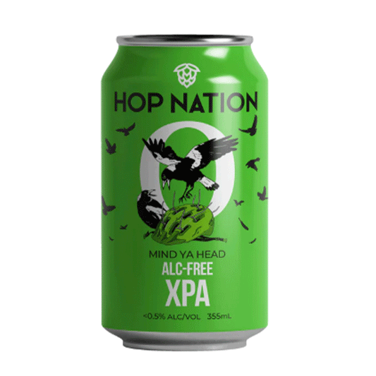 Hop Nation Brewing Co Non-Alcoholic 'Mind Ya Head' XPA - 4 Pack