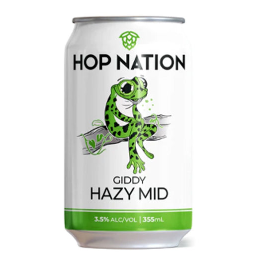 Hop Nation Brewing Co 'Giddy' Hazy Mid - Single