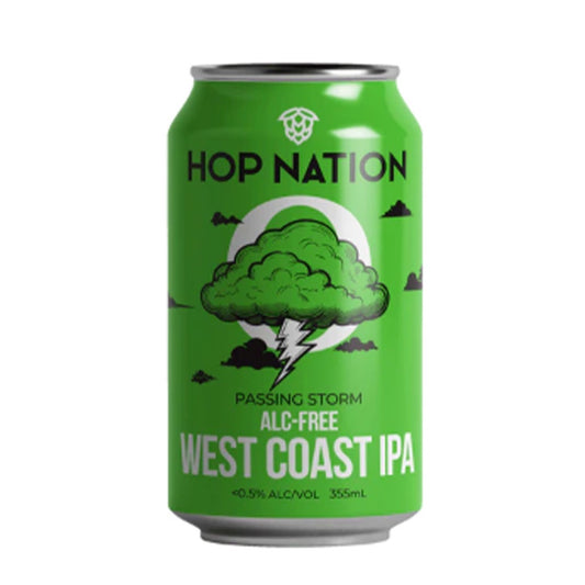 Hop Nation Brewing Co Non-Alcoholic 'Passing Storm' West Coast IPA - 4 Pack