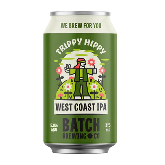 Batch Brewing Co 'Trippy Hippy' West Coast IPA - 4 Pack