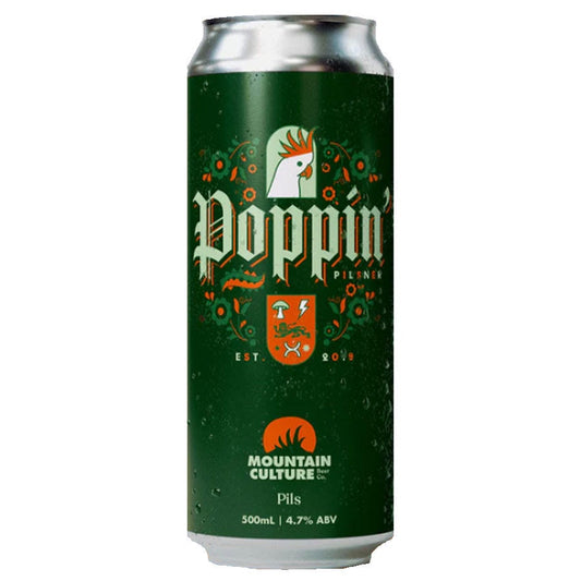 Mountain Culture 'Poppin' Pilsner - Single