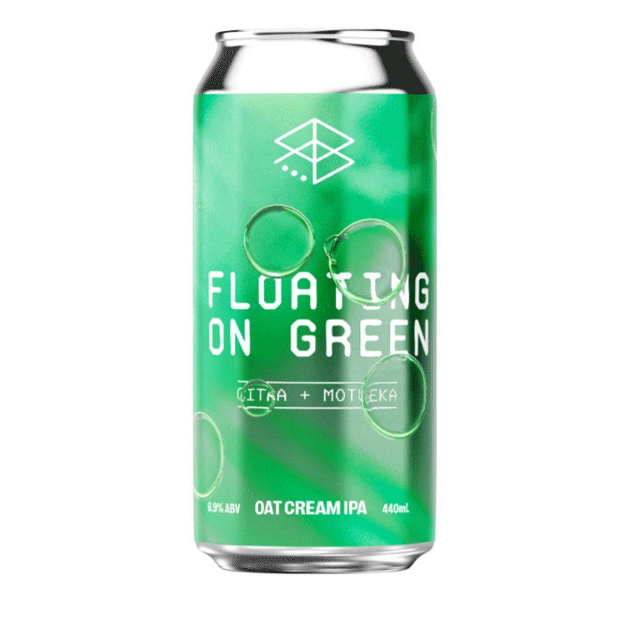 Range Brewing 'Floating on Green: Citra & Motueka' Oat Cream IPA - 4 Pack
