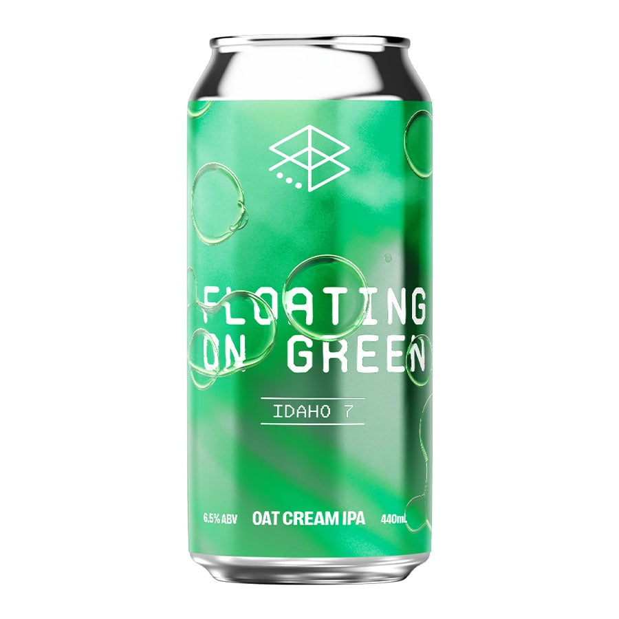 Range Brewing 'Floating on Green: Idaho 7' Oat Cream IPA - 4 Pack