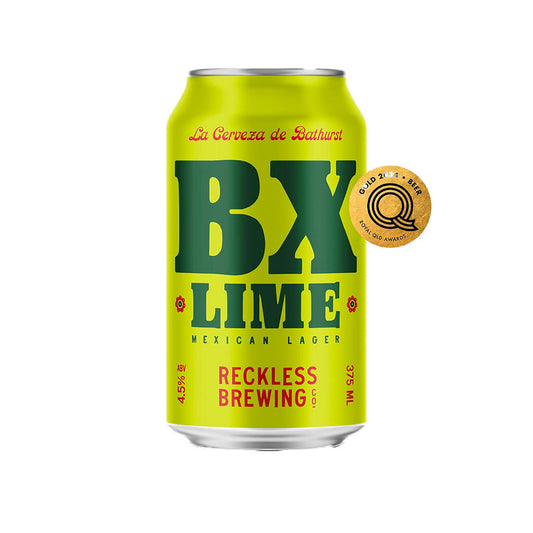 Reckless Brewing Co BX 'Lime' Mexican Lager - 4 Pack