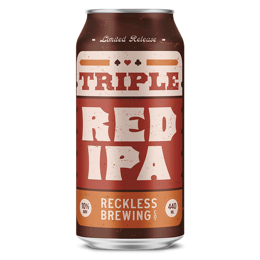 Reckless Brewing Co Triple Red IPA - 4 Pack