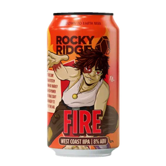 Rocky Ridge Brewing 'Fire' West Coast Double IPA - 4 Pack