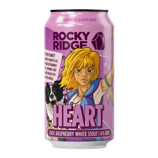 Rocky Ridge Brewing 'Heart' Choc Raspberry White Stout - Single