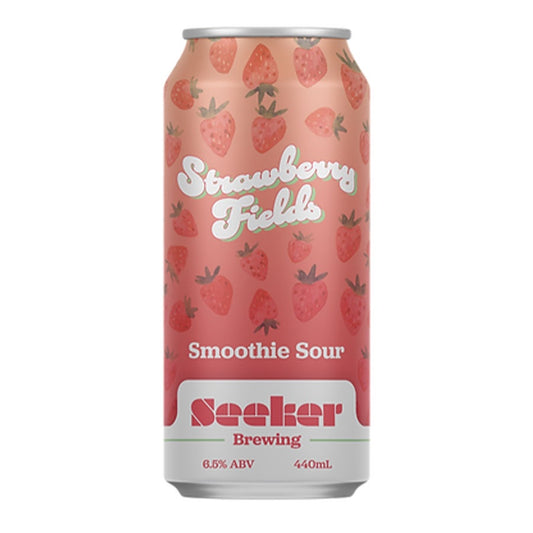 Seeker Brewing 'Strawberry Fields' Smoothie Sour - 4 Pack