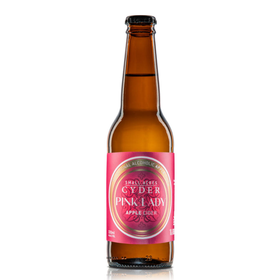 Small Acres Cyder Pink Lady Apple Cider - 4 Pack