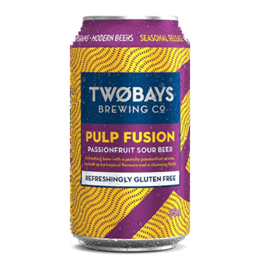 Two Bays Brewing Gluten Free 'Pulp Fusion' Passionfruit Sour - 4 Pack