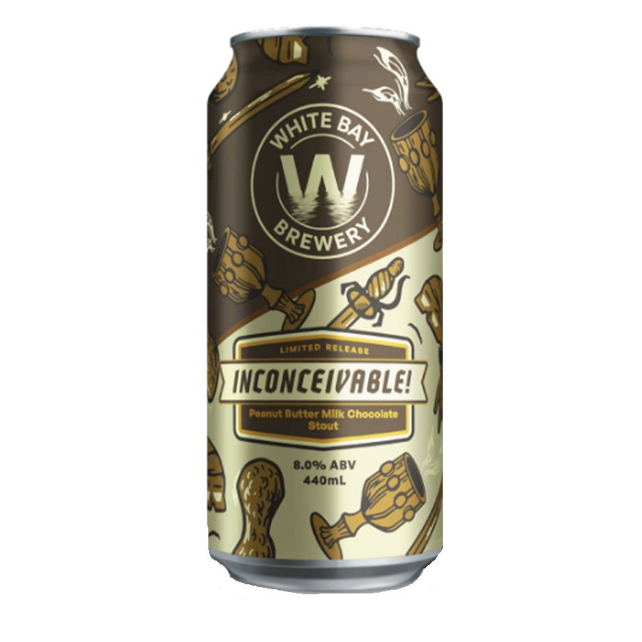 White Bay Beer Co 'Inconceivable!' Peanut Butter Milk Chocolate Stout - Single