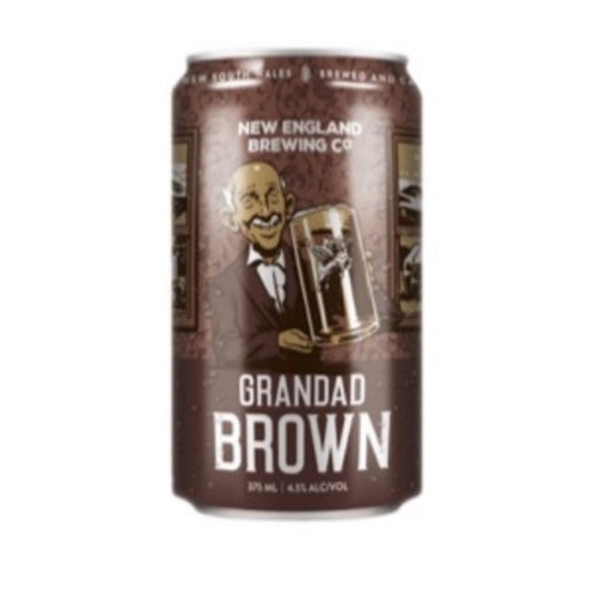 New England Brewing Co Grandad Brown Ale - 4 Pack