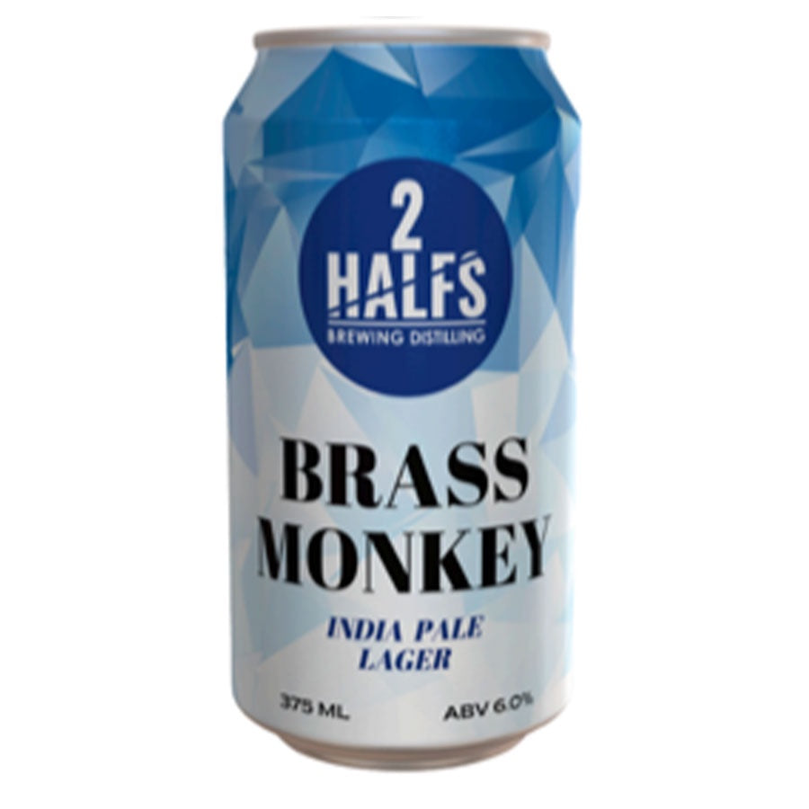 2Halfs Brewing Distilling 'Brass Monkey' India Pale Lager - 4 Pack