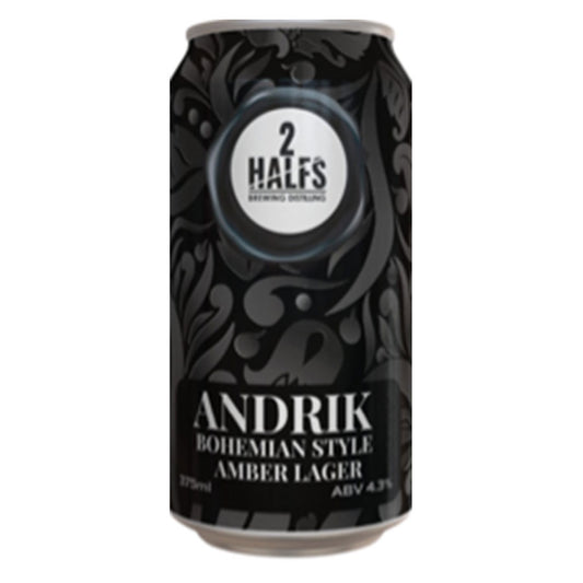 2Halfs Brewing Distilling 'Andrik' Bohemian Amber Lager - 4 Pack