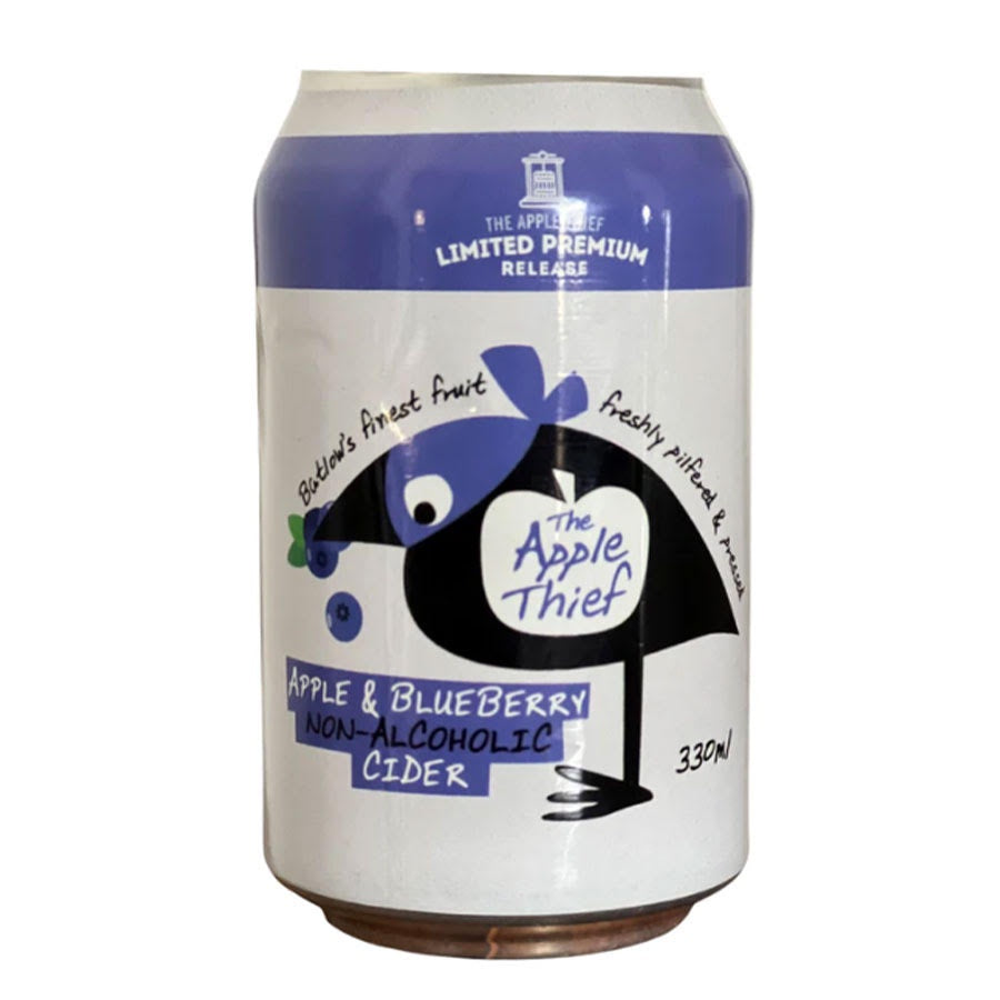 The Apple Thief Non-Alcoholic Apple & Blueberry Cider - Single