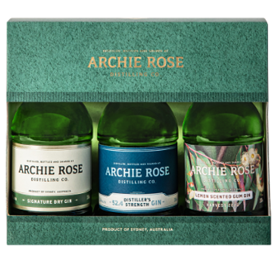 Archie Rose Distillery Gin Gift Set - 3 Pack