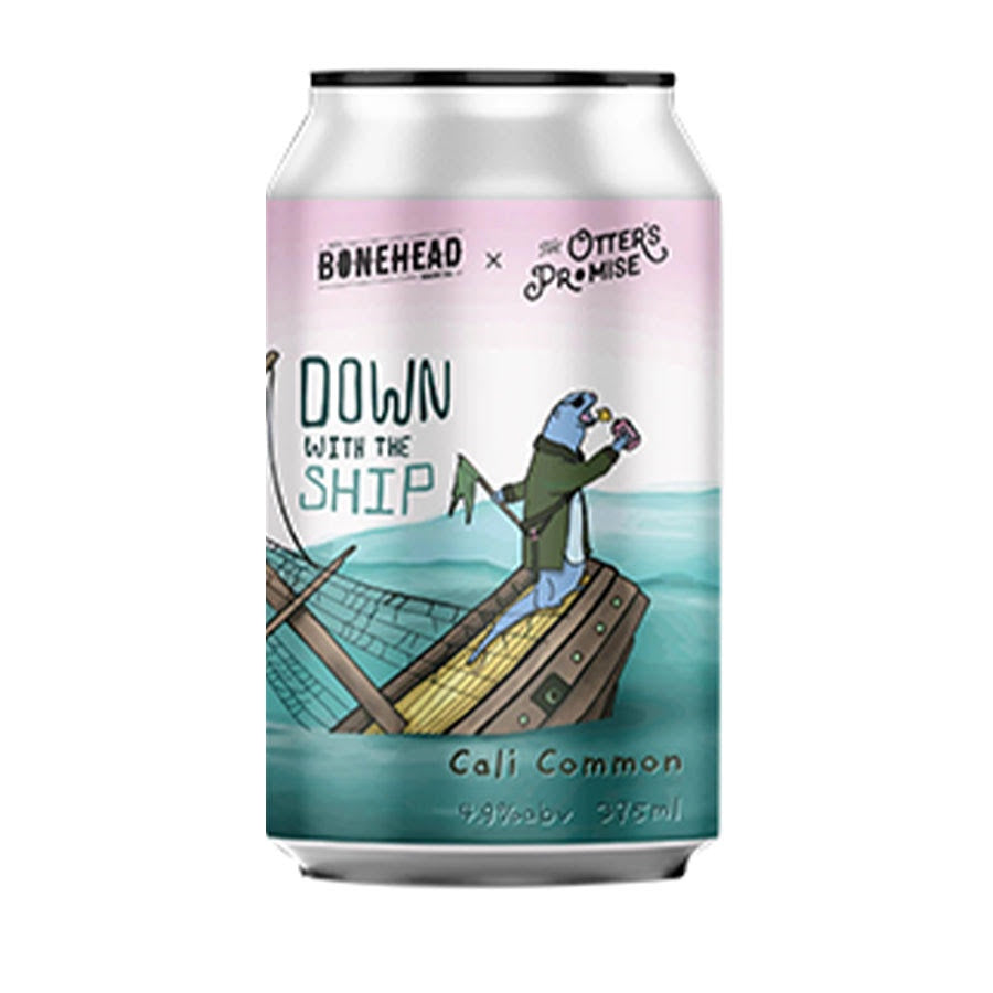Bonehead Brewing 'Down with the Ship' Cali Common - 4 Pack
