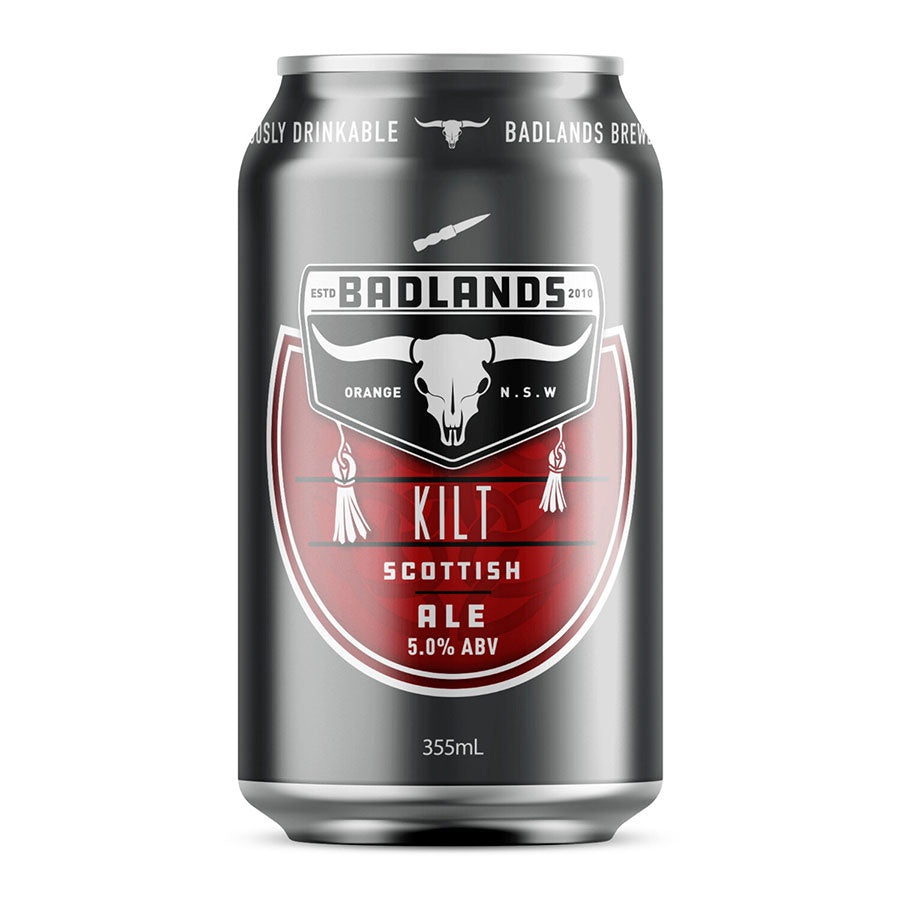 Badlands Brewery 'Kilt' Scottish Ale - 6 Pack