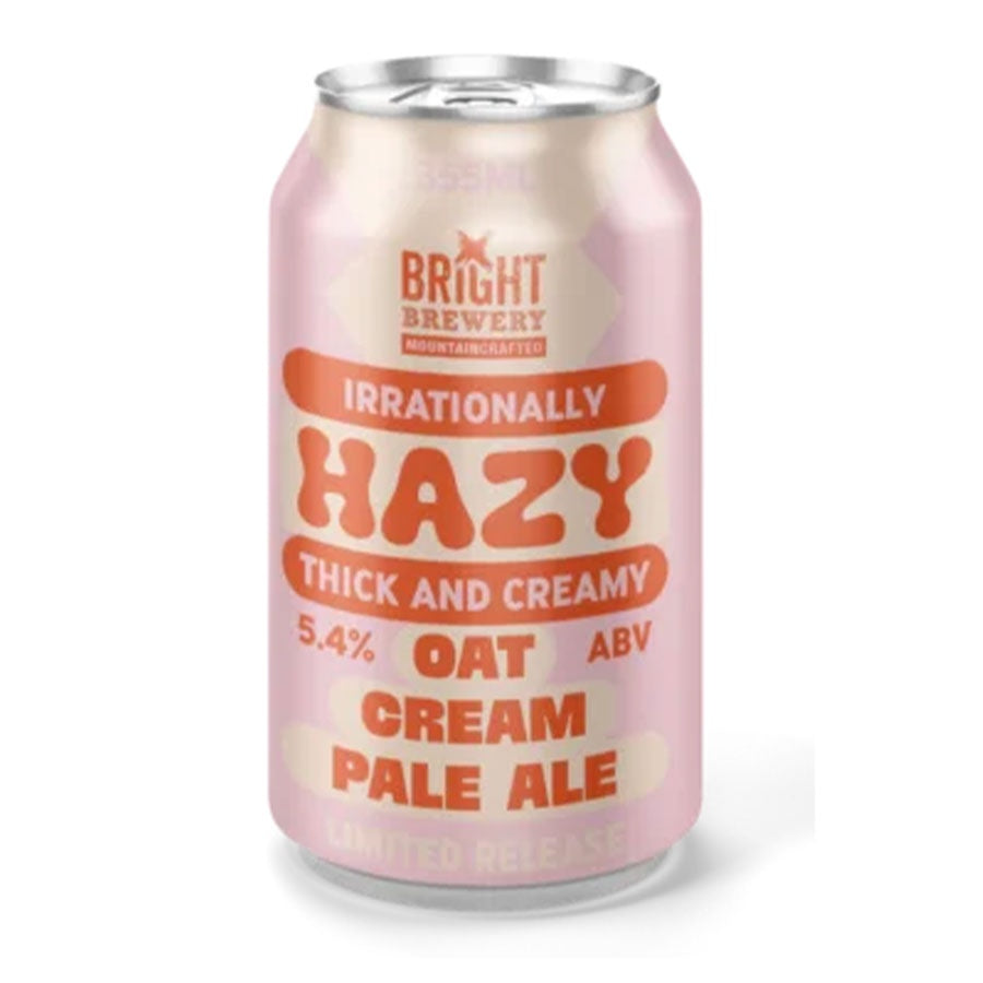 Bright Brewery 'Irrationally' Hazy Oat Cream Pale Ale - 4 Pack