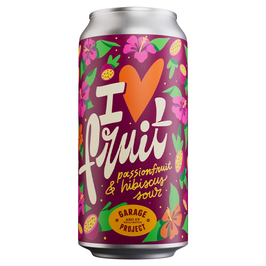 Garage Project 'I Heart' Passionfruit & Hibiscus Sour Ale 4 Pack The Lane Cellars