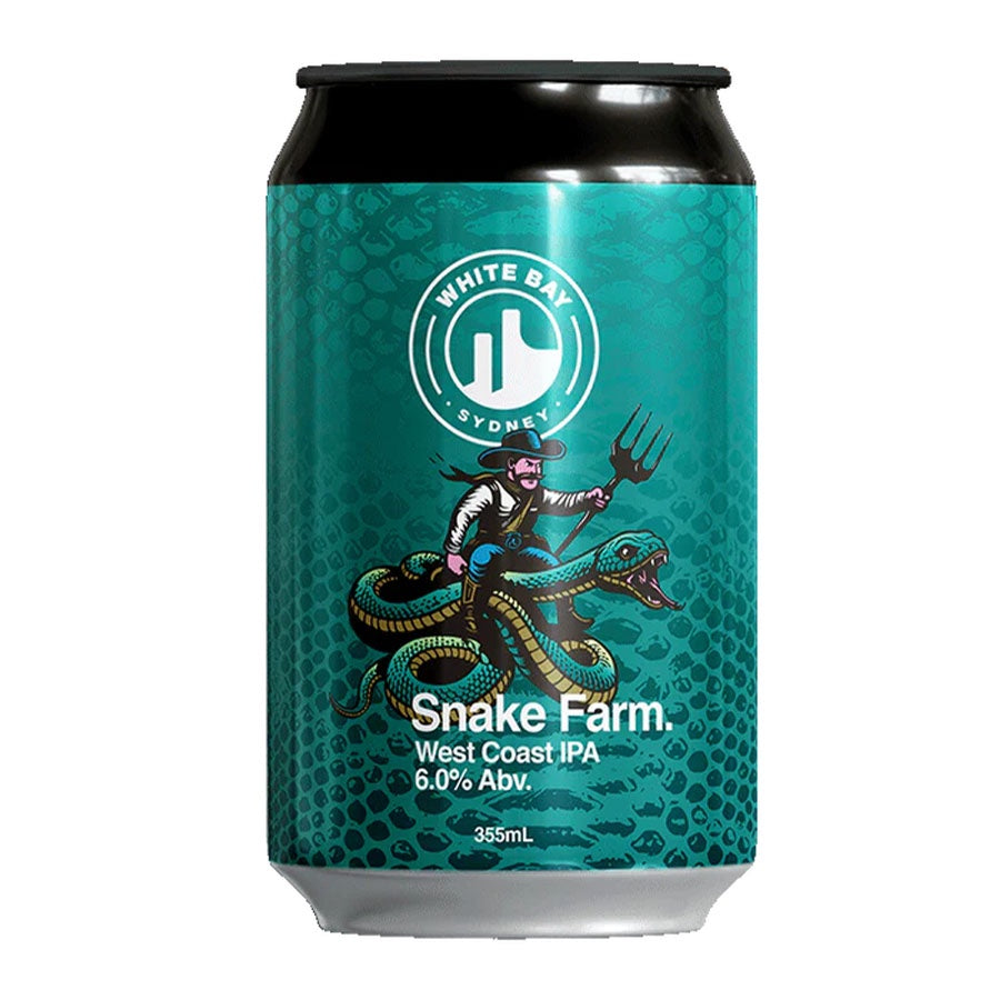 White Bay Beer Co 'Snake Farm' West Coast IPA - 4 Pack