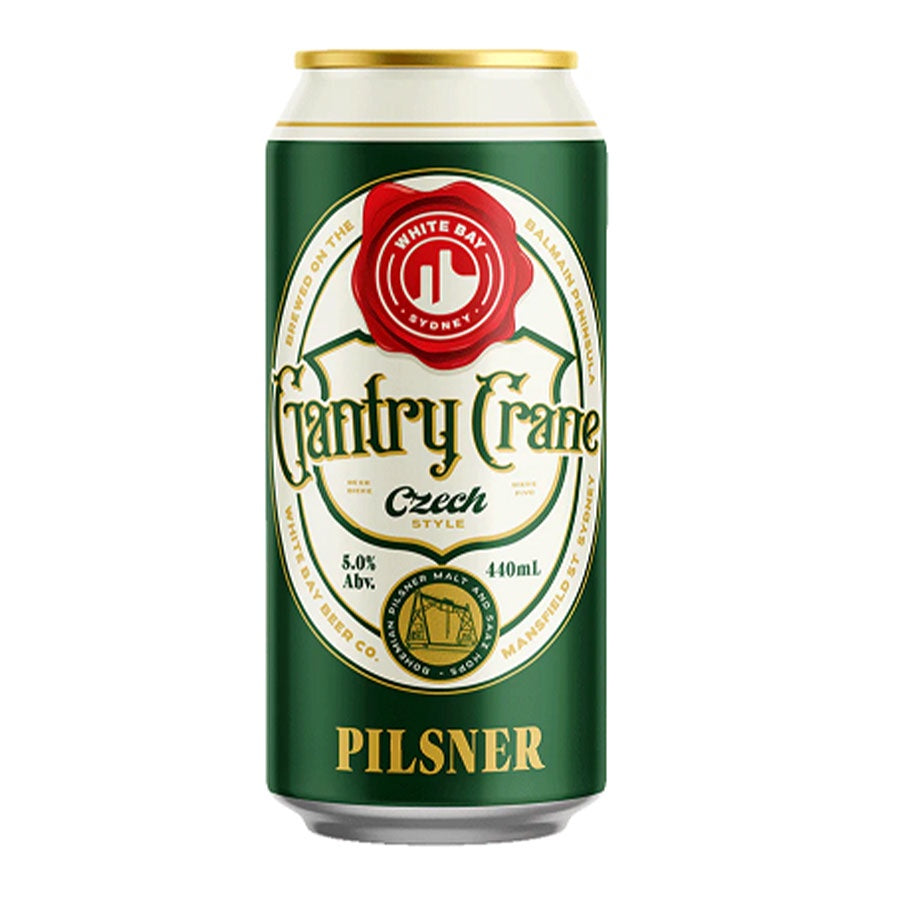 White Bay Beer Co 'Gantry Crane' Czech Style Pilsner - 4 Pack
