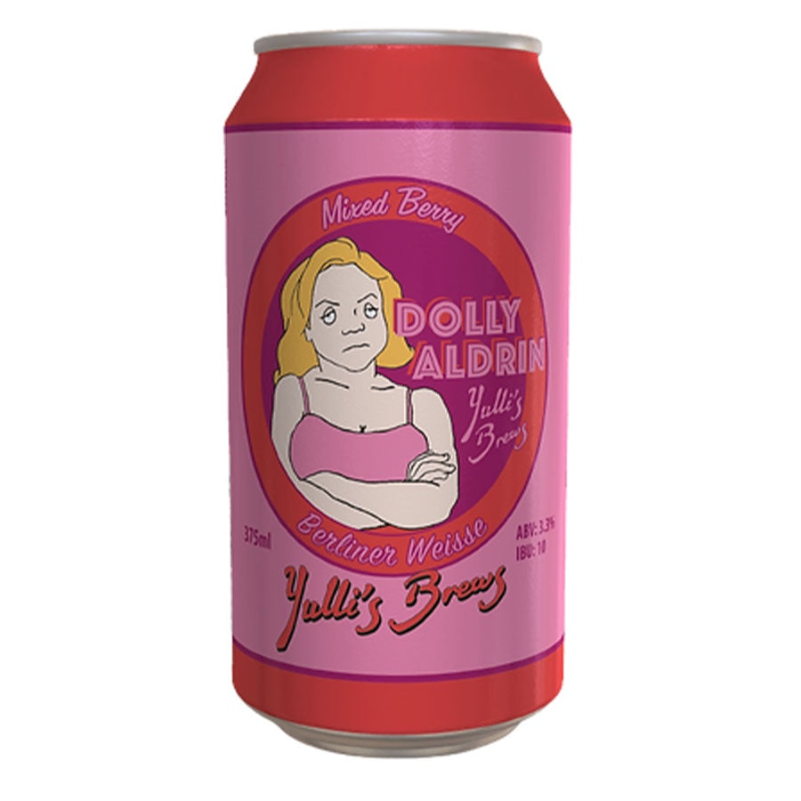 Yulli's Brews 'Dolly Aldrin' Mixed Berry Sour - 4 Pack