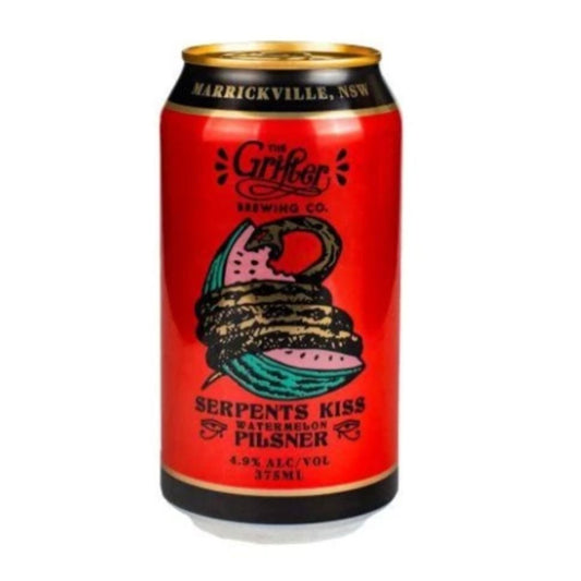 Grifter Brewing Co Serpents Kiss Watermelon Pilsner - 4 Pack